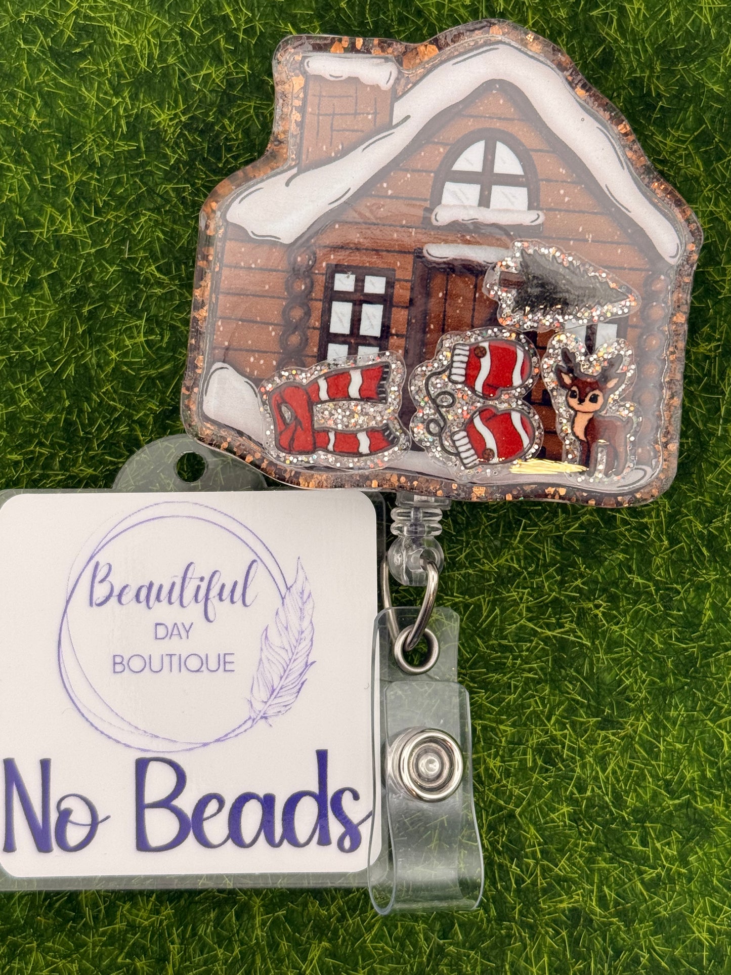 Christmas Cabin Shaker