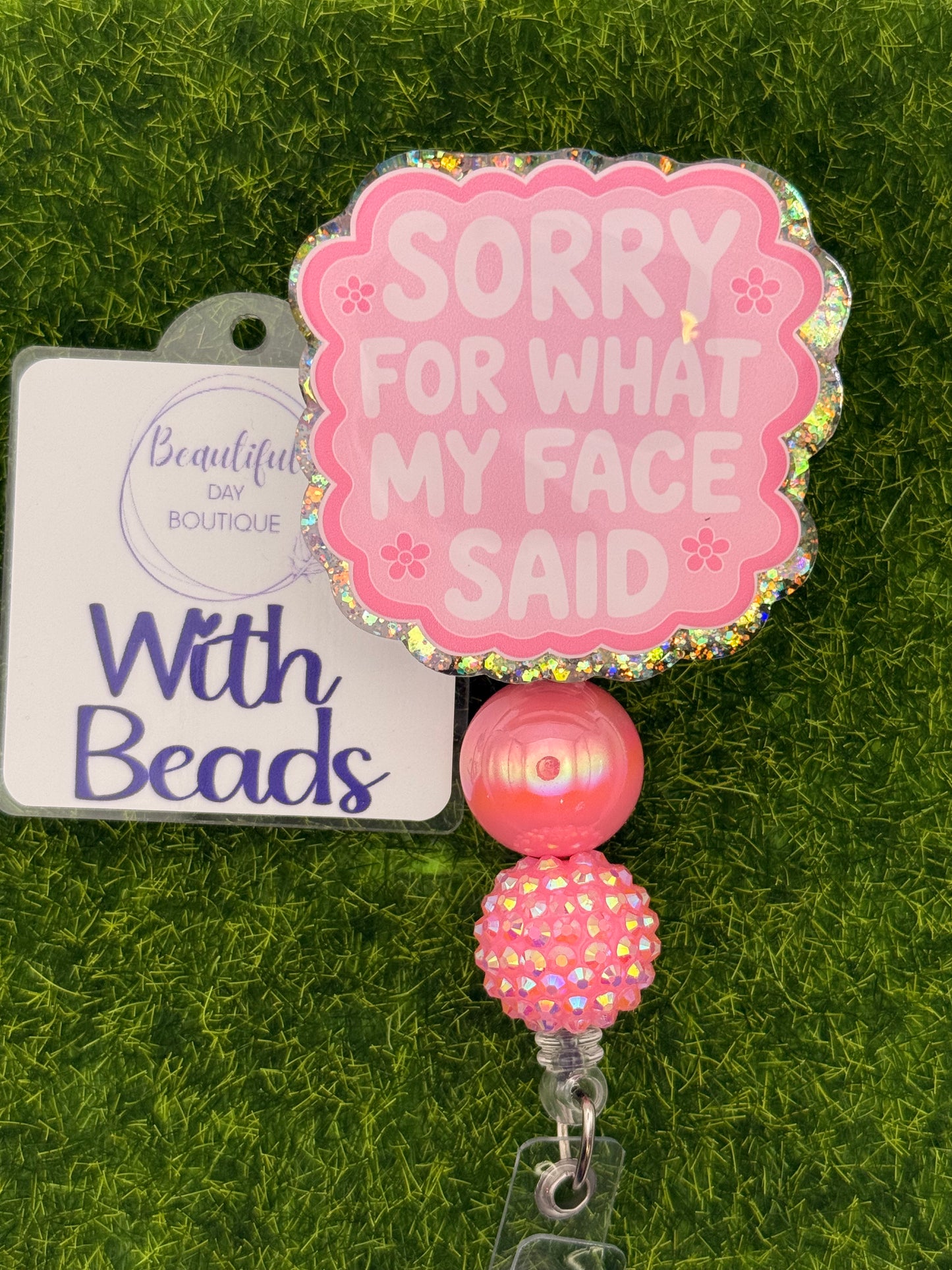 Sorry for what my face said-Pink