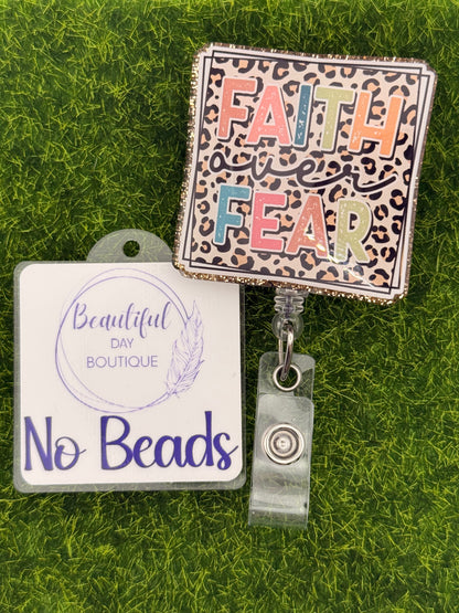 Faith Over Fear-Leopard Print