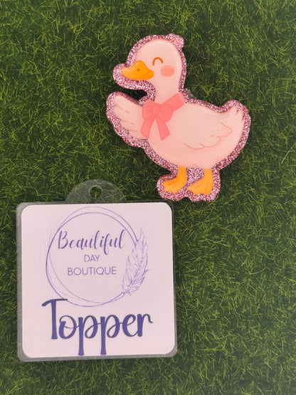 Duck-Pink bow