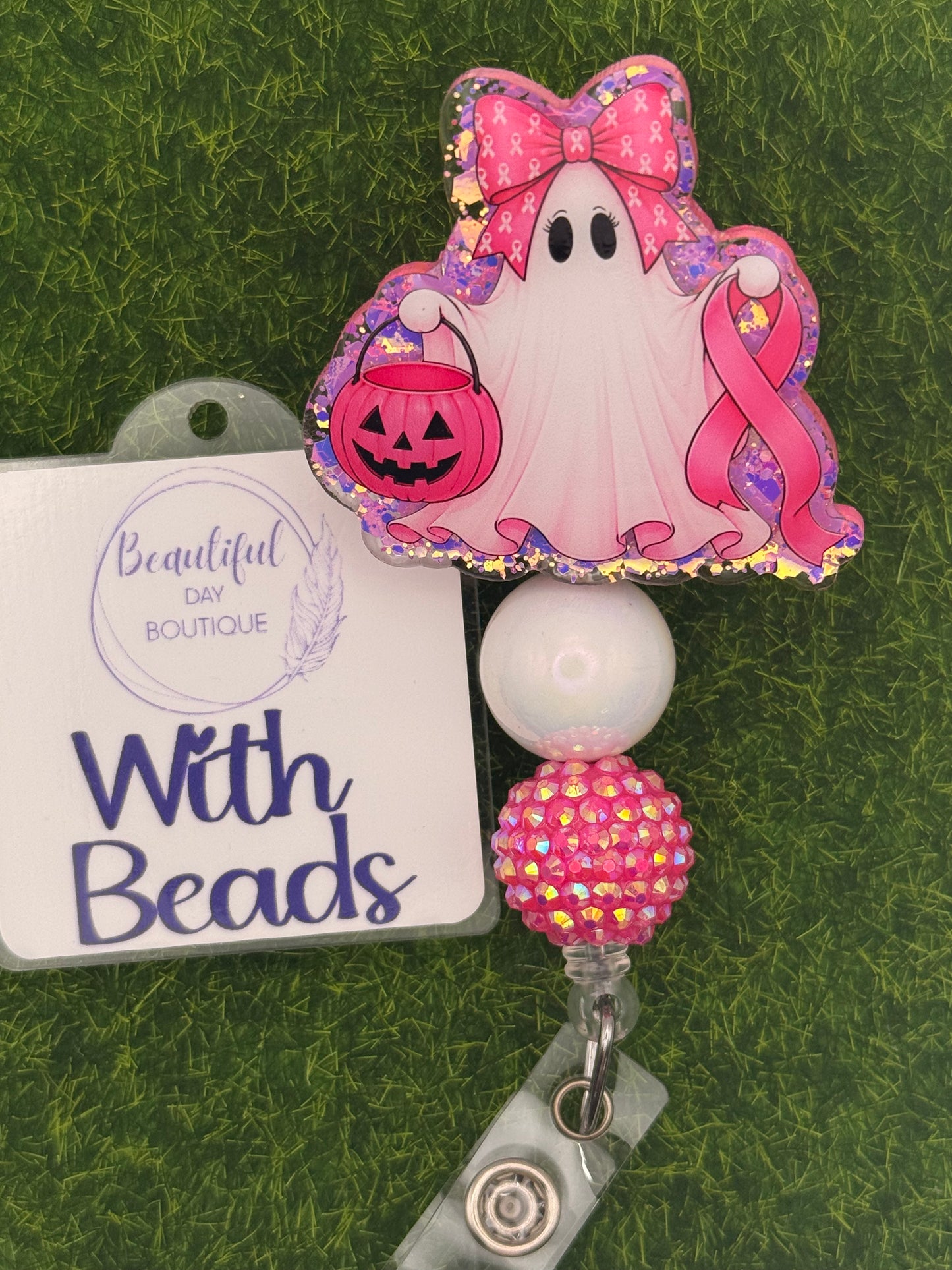 Pink ghost-BC Ribbon