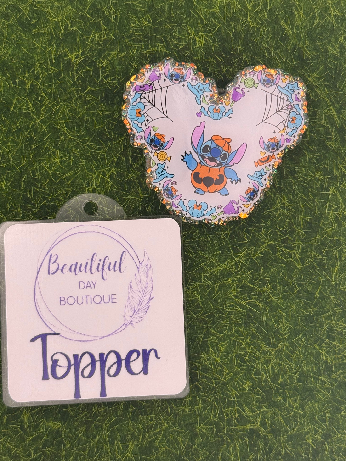 Mouse Ears Blue Alien Pumpkin
