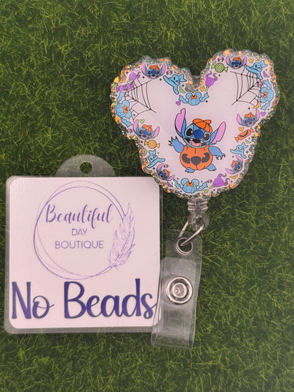 Mouse Ears Blue Alien Pumpkin