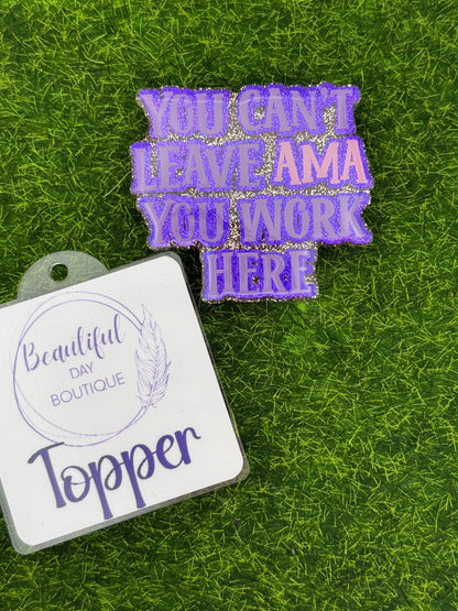 Can’t leave AMA purple