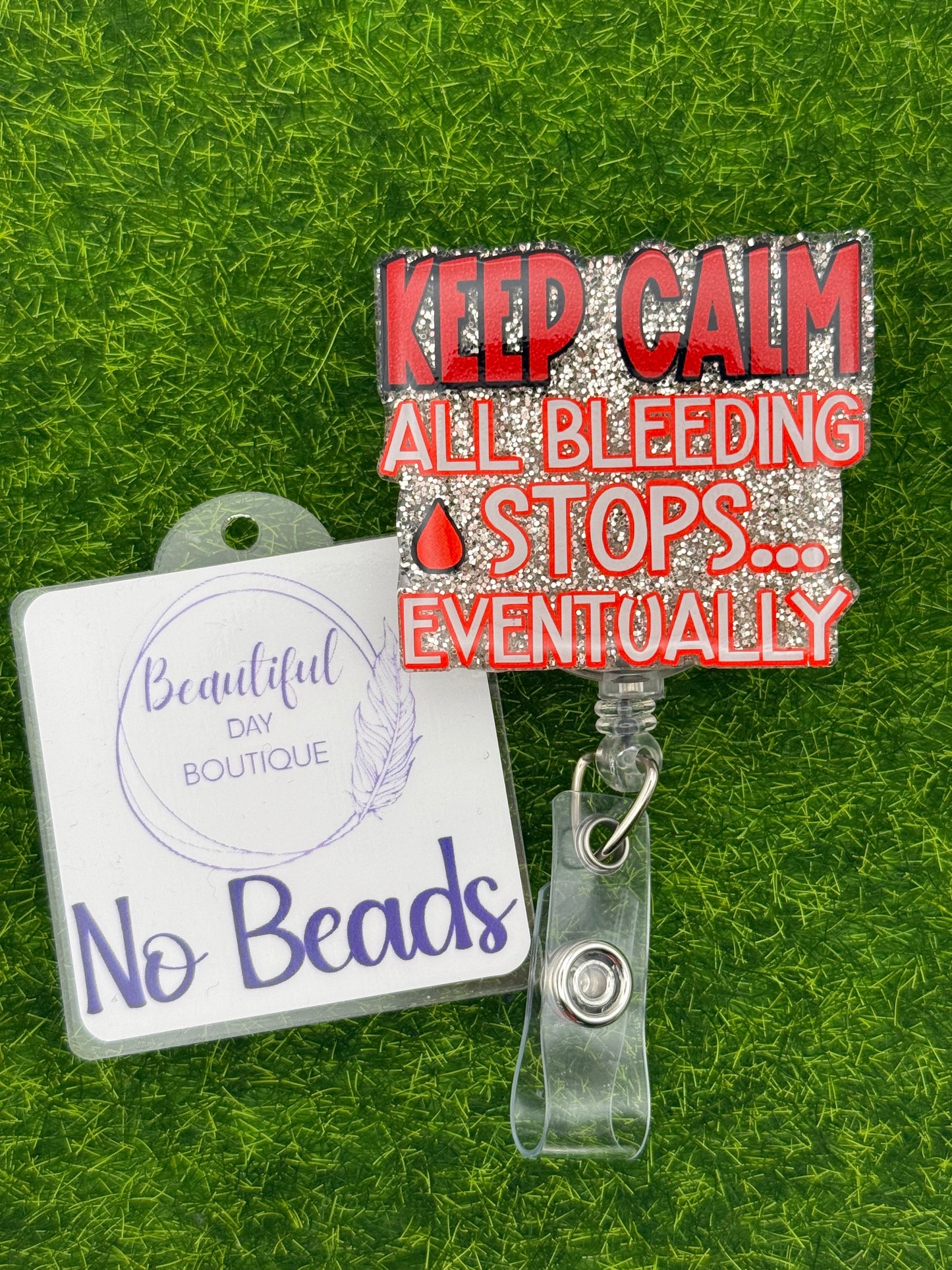Keep calm all bleeding stops