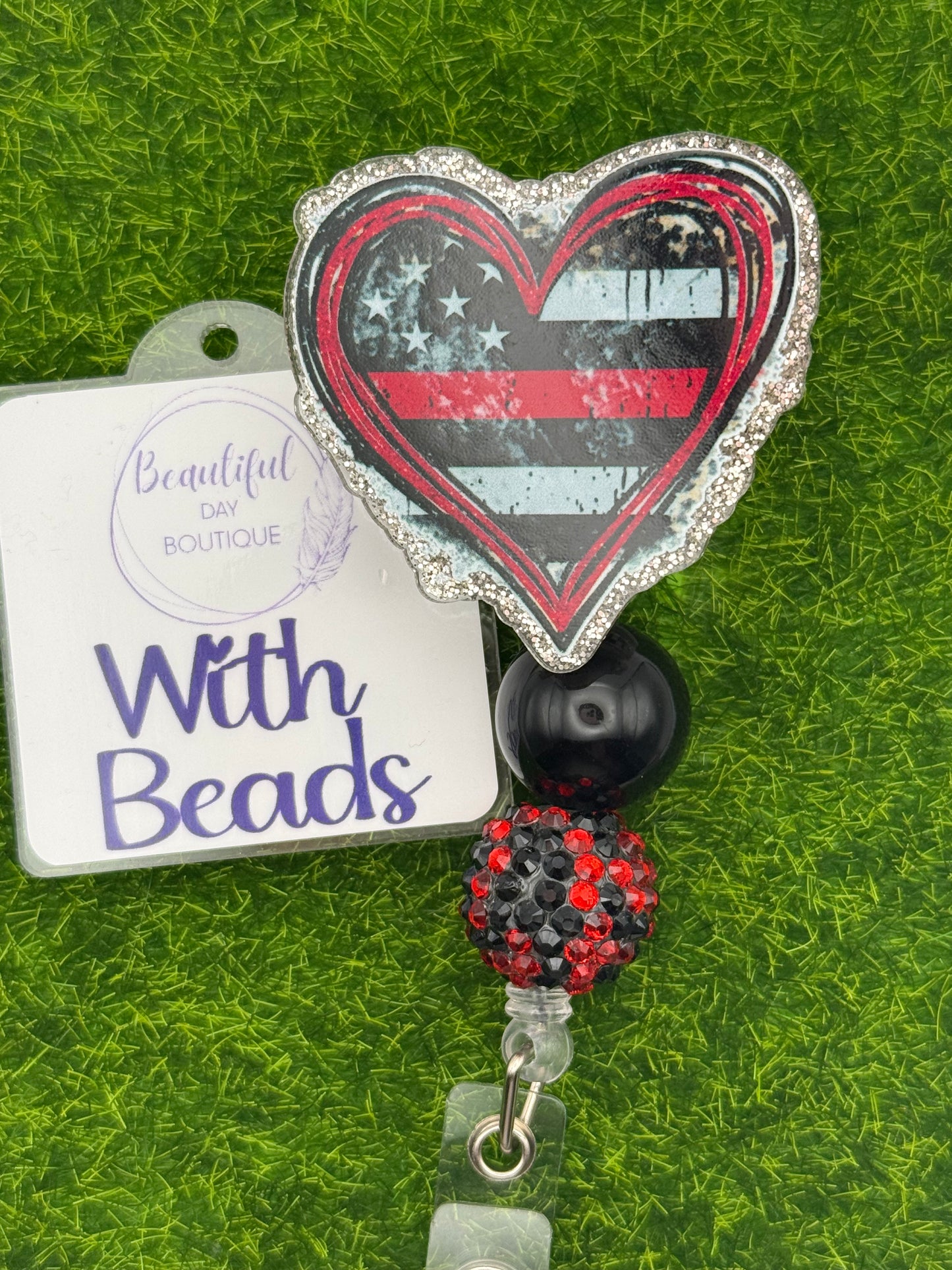 Frayed heart red line