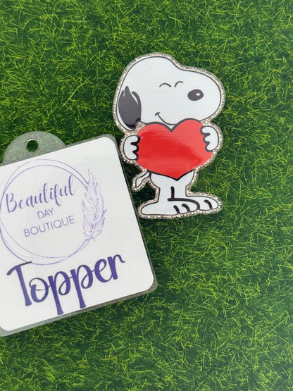 Beagle Red Heart