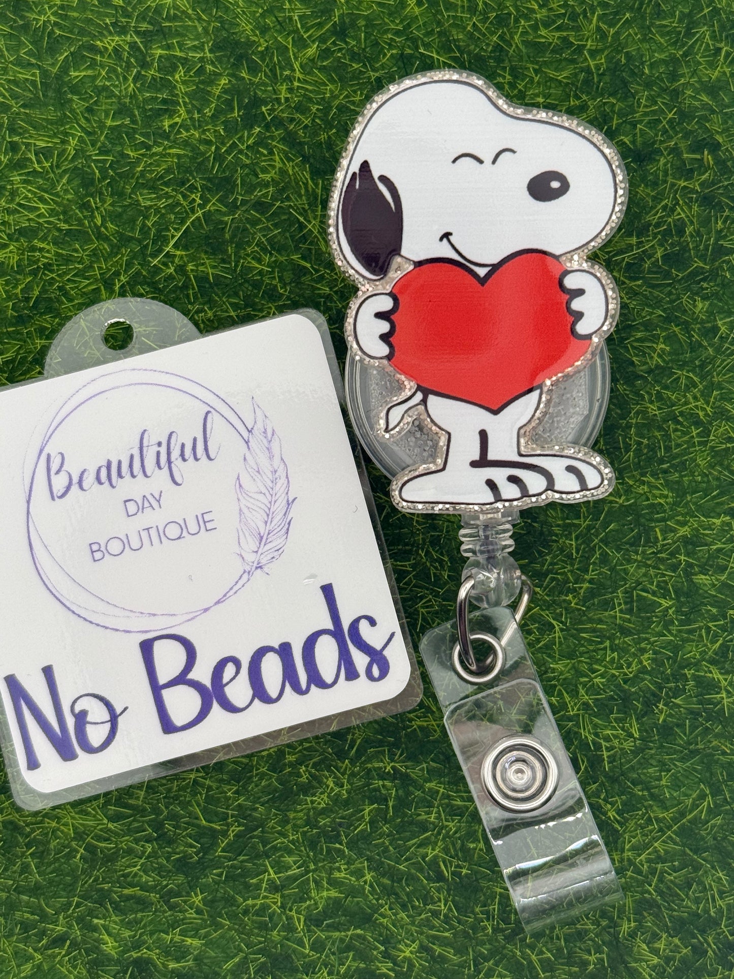 Beagle Red Heart