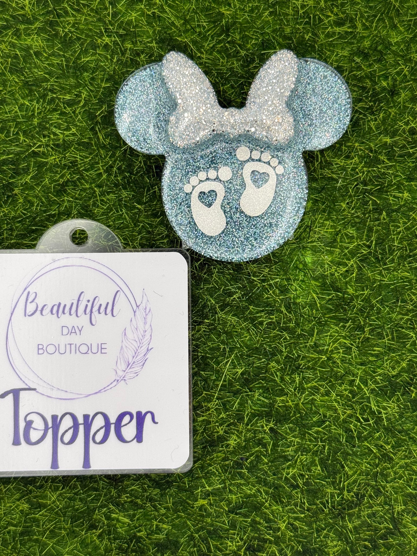 Baby feet mouse ears