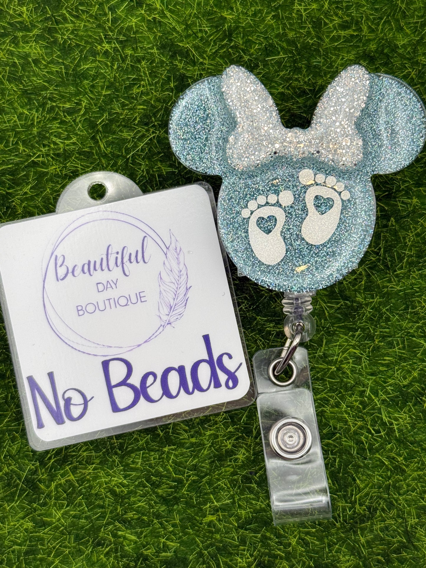 Baby feet mouse ears