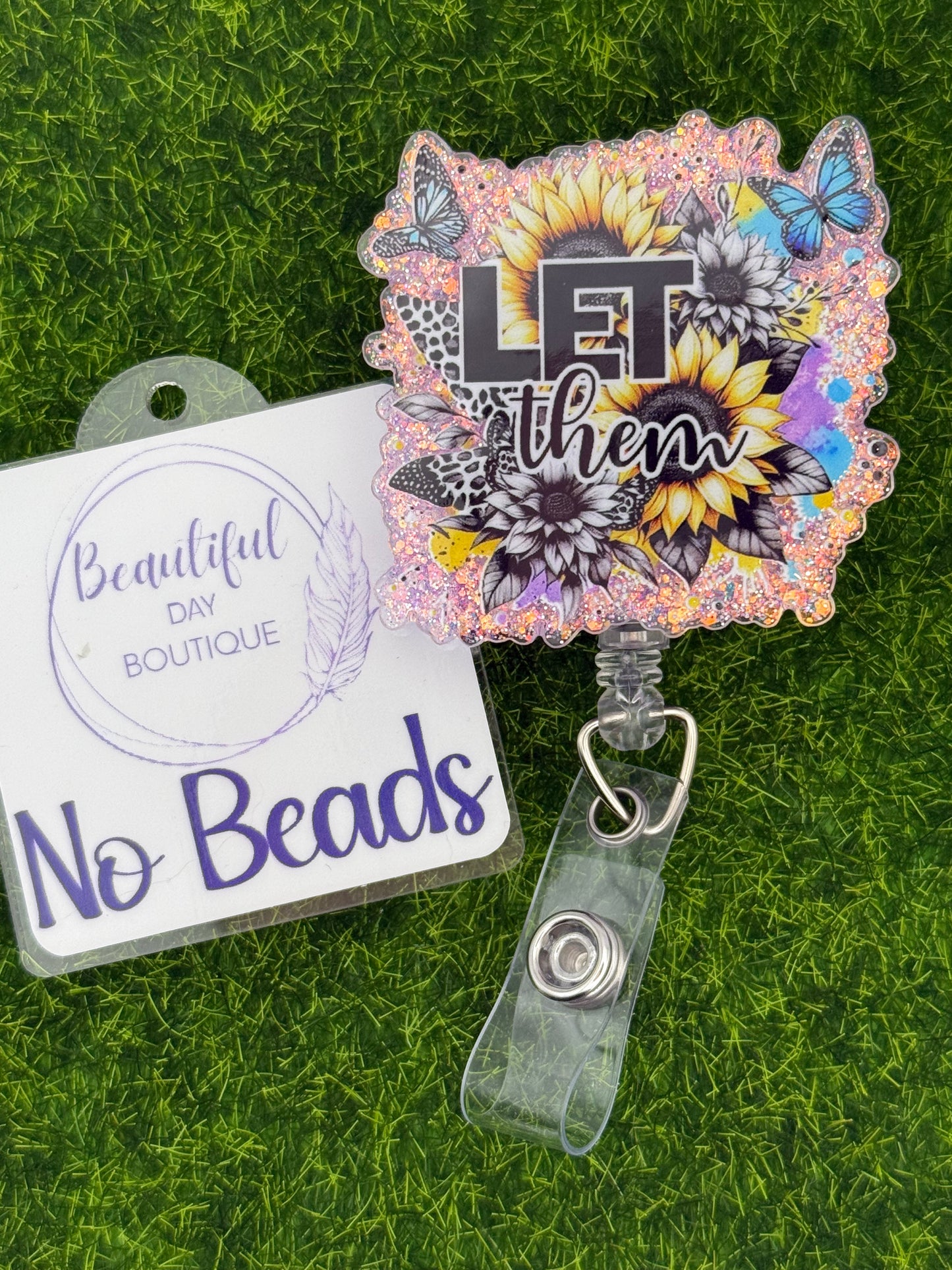 Let Them-Purple/sunflowers