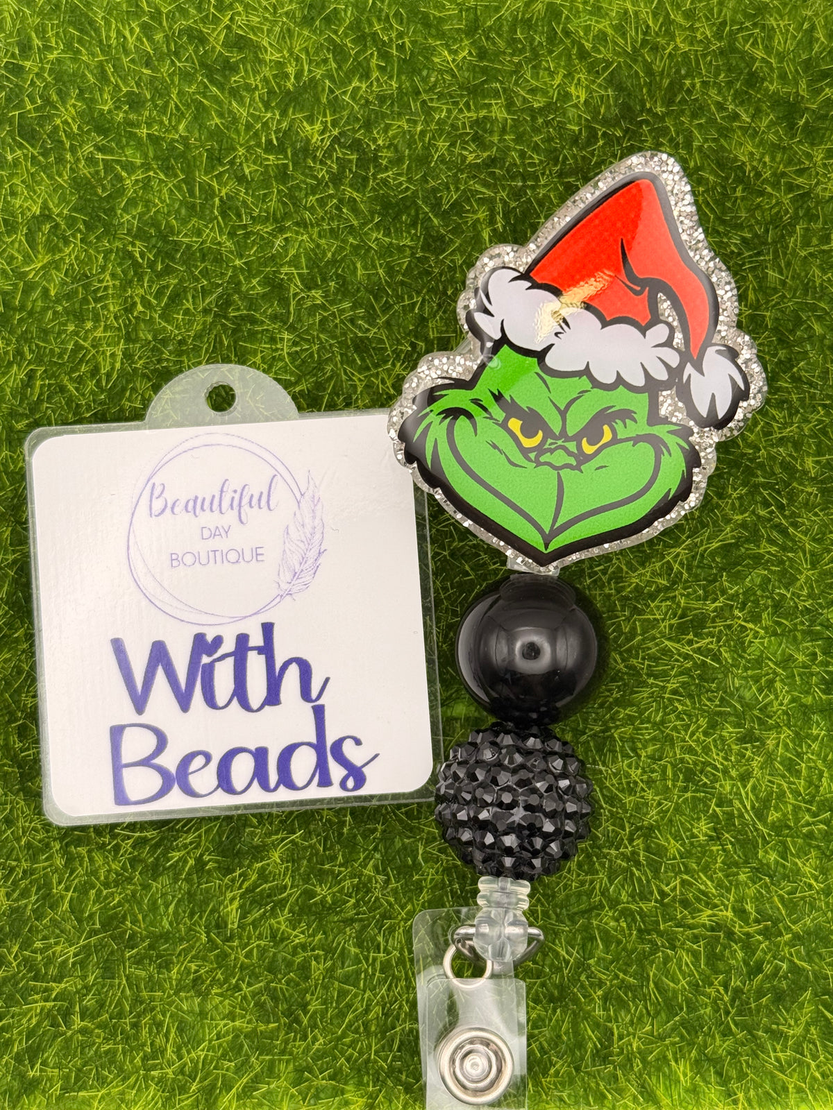Green guy face in hat-vinyl