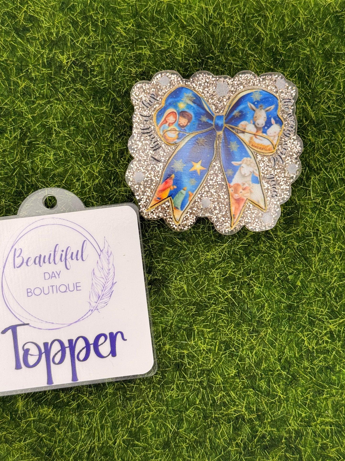A thrill of Hope Blue bow