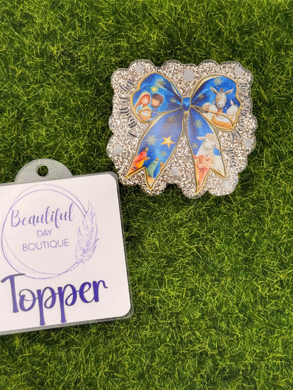 A thrill of Hope Blue bow