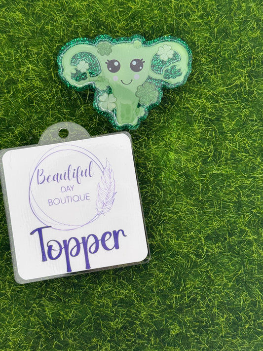 Clover Uterus Dark Green