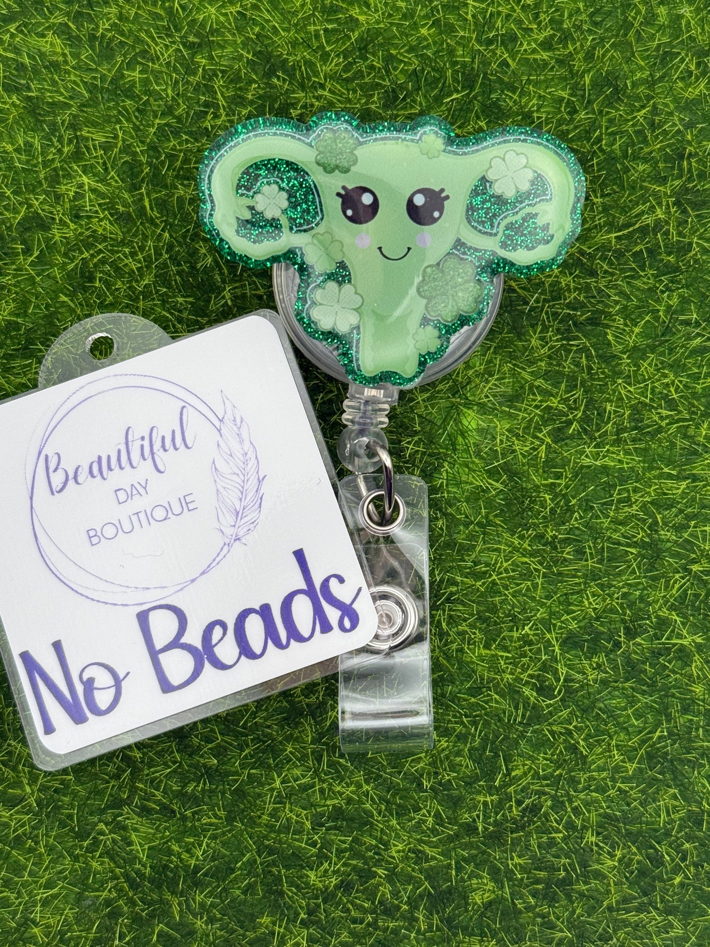 Clover Uterus Dark Green