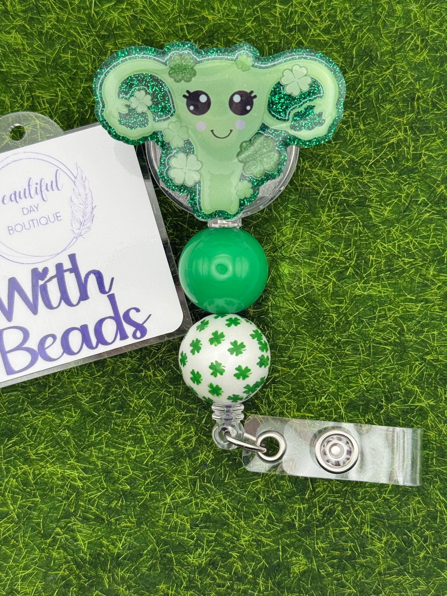 Clover Uterus Dark Green