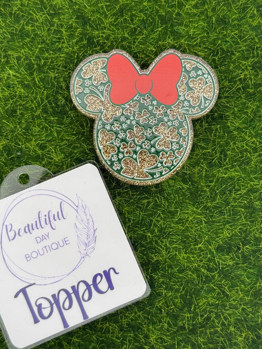 Girl Mouse Shamrocks