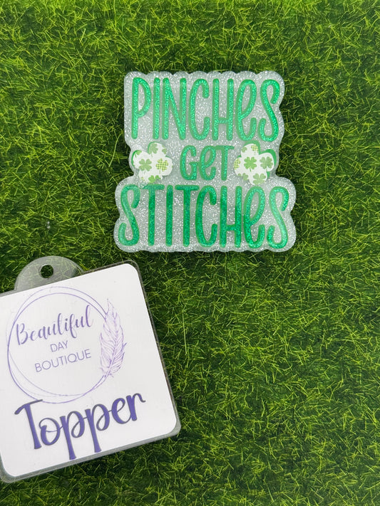 Pinches get Stitches sham.