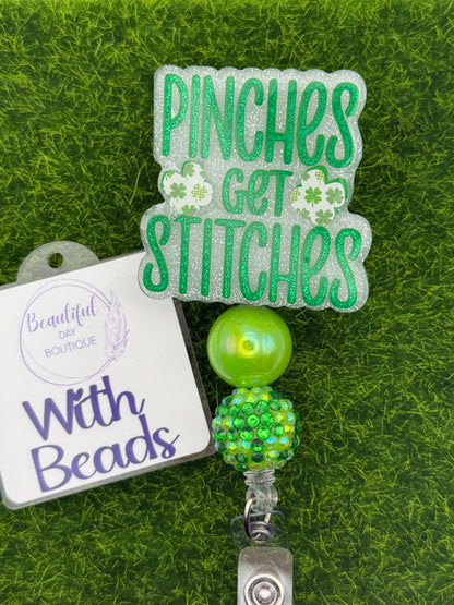 Pinches get Stitches sham.