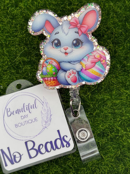 Sitting Bunny with basket