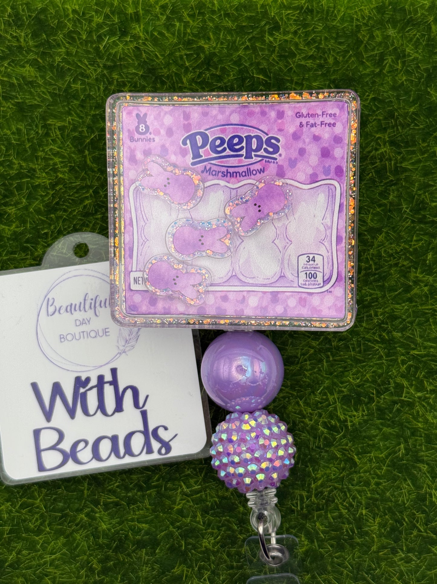Marshmallow Bunnies Shaker Purple
