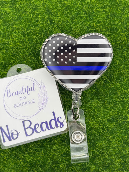 Blue Line Heart