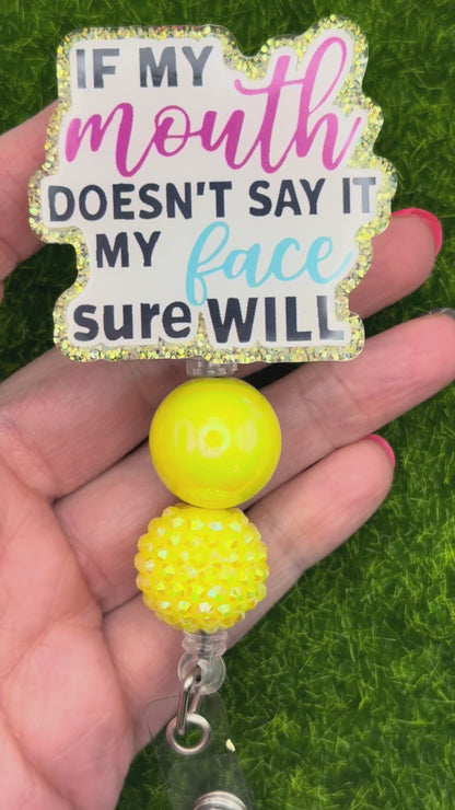 If my mouth doesn’t say it