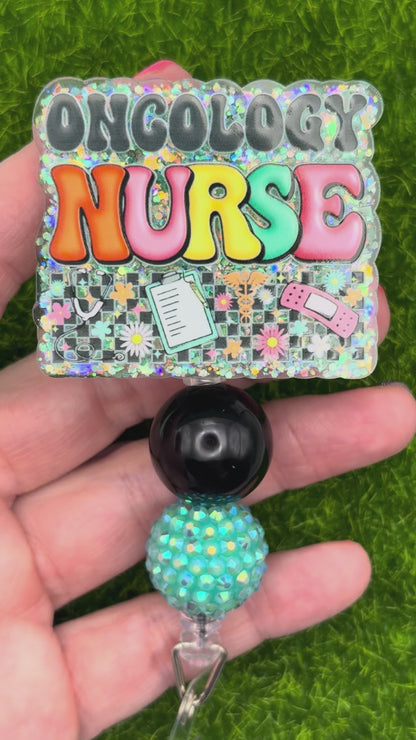 Oncology nurse-teal