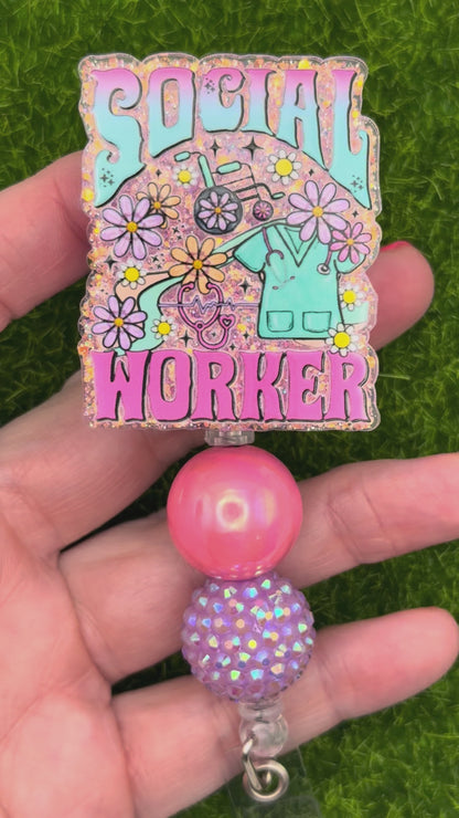 Social worker-pink/purple