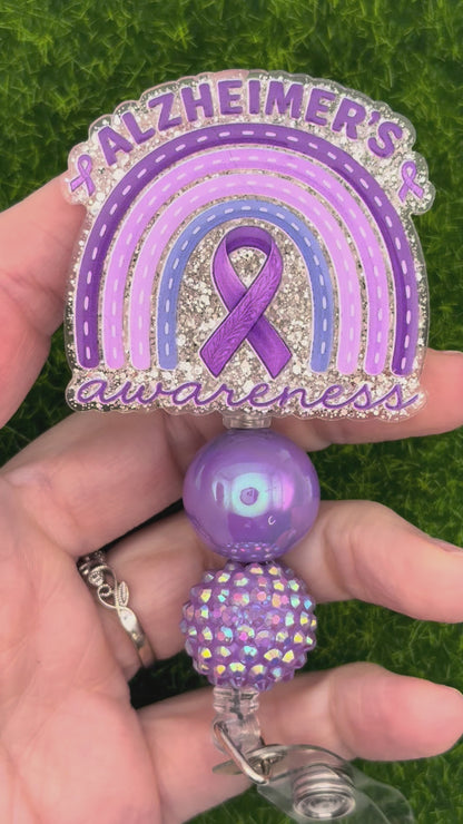 Alzheimer’s awareness rainbow