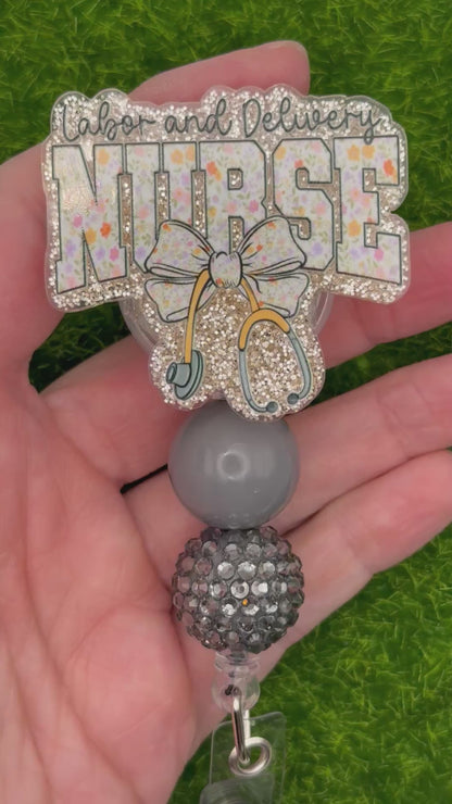Labor and delivery nurse floral