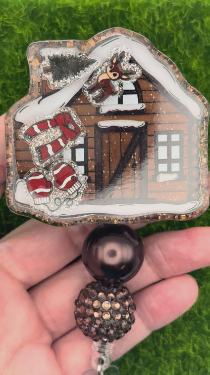 Christmas Cabin Shaker