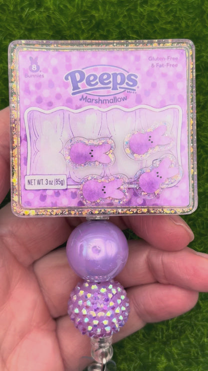 Marshmallow Bunnies Shaker Purple