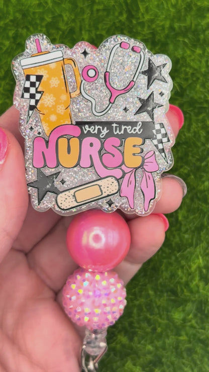 Very tired nurse