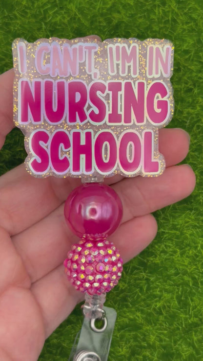 I can’t I’m in nursing school-light pink