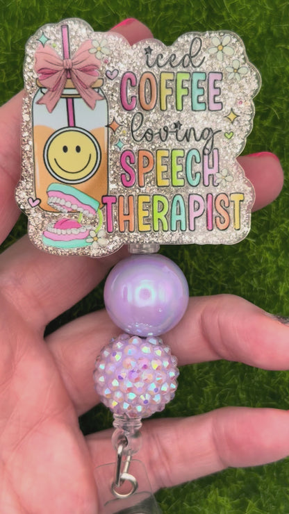Iced coffee loving speech therapist