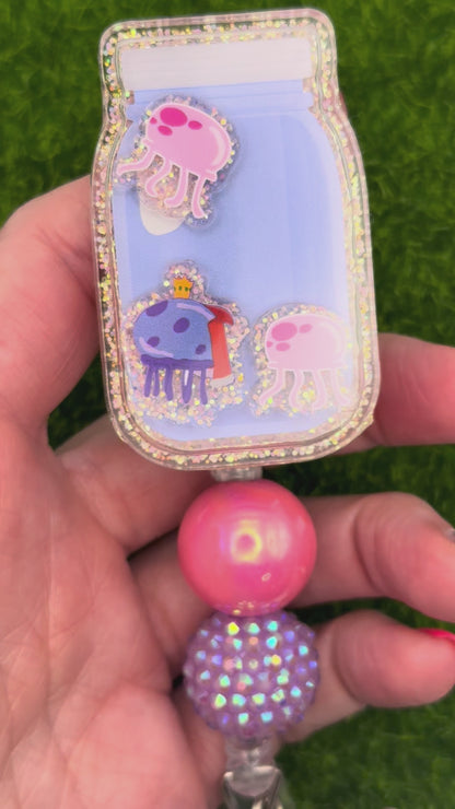 Jelly fish shaker full reel with charm
