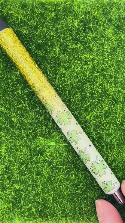Lucky gold glitter inkjoy pen