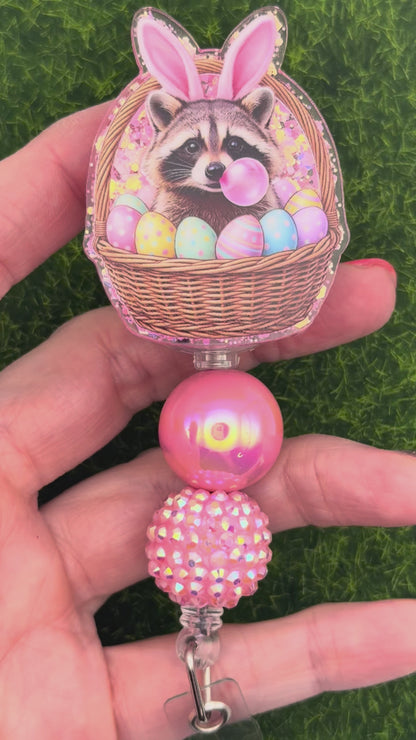 Raccoon Easter basket