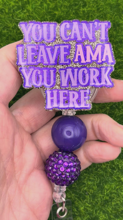 Can’t leave AMA purple