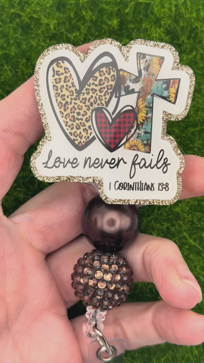 Love never fails
