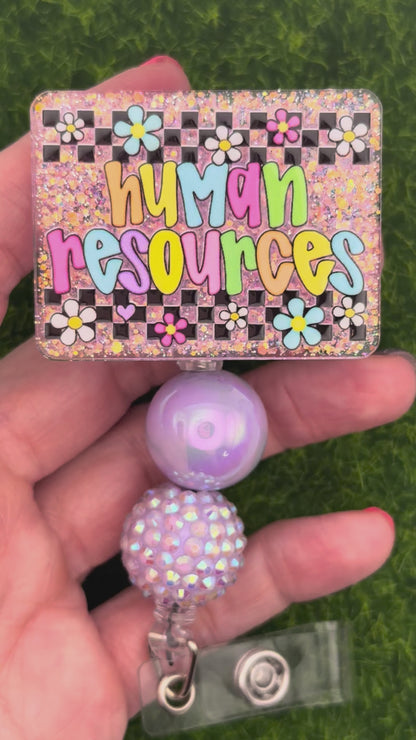 Human Resources-retro daisies