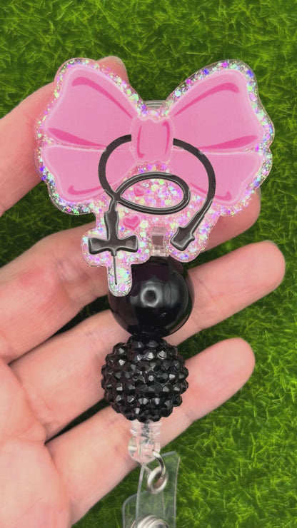 Needle bow pink