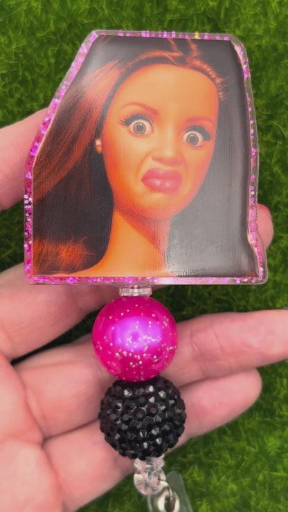Barb face-brunette