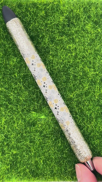 Bee gold glitter inkjoy pen