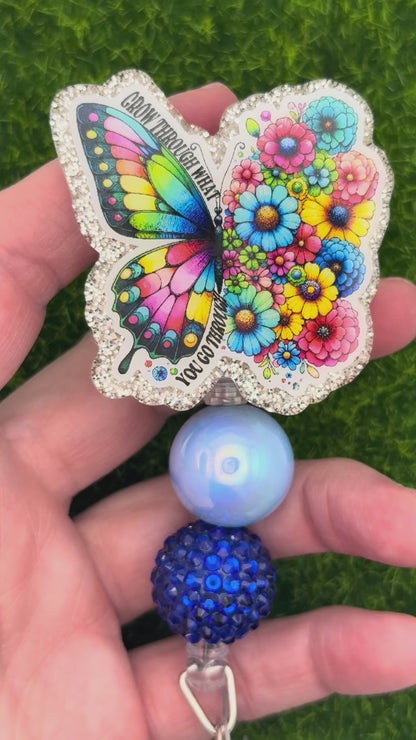 Grow through what you go through-Butterfly